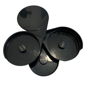 Margarita Glass Rimmer Set Salt, Sugar, & Lime Juice - Cocktail Bar Tool